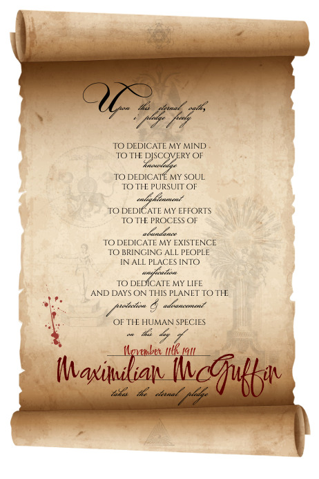 oath | eternal pledge Poster template